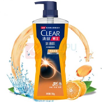 清扬 CLEAR 男士沐浴露古龙香氛系列 海洋香氛雨林秘境 720g