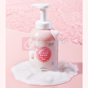 润本 RUNBEN 婴儿泡泡洗发沐浴露 550ml