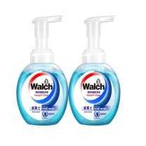 威露士 Walch 泡沫抑菌洗手液 健康呵护 泡沫抑菌 225ml*2瓶/组 12组/箱 (新老包装随机)