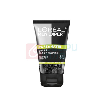 欧莱雅 L'OREAL 炭爽双效控油洗面奶 100ml/支