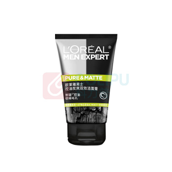 欧莱雅 L'OREAL 炭爽双效控油洗面奶 100ml/支