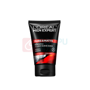 欧莱雅 L'OREAL 洁面膏 男士火山岩控油清痘 100ml