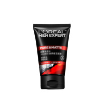 欧莱雅 L'OREAL 洁面膏 男士火山岩控油清痘 100ml