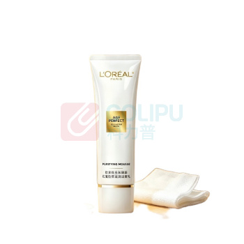 欧莱雅 L'OREAL 慕斯洁颜乳 金致臻颜花蜜胶原 125ml/瓶