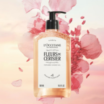 欧舒丹 L'OCCITANE 沐浴露 樱花含礼盒 500ml/瓶 新老包装随机发货