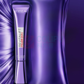欧莱雅 L'OREAL 3.0玻尿酸水光充盈玻色因全脸淡纹眼霜 30ml