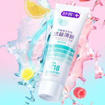 舒客 Saky 牙膏 清悦鲜果 120g/支