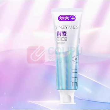 舒客 Saky 牙膏 专研美白酵素 120g (青柠)