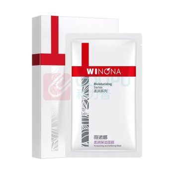 薇诺娜 WINONA 柔润保湿面膜 25ml*6 25ml/贴*6贴/盒