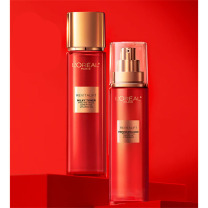 欧莱雅 L'OREAL 复颜水乳红色限量礼盒套装 水130ml+乳110ml