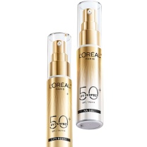 欧莱雅 L'OREAL 防晒霜 小银管 30ml 隔离霜 新老包装随机发货(配礼袋)