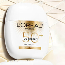 欧莱雅 L'OREAL 防晒霜 野王 40ml 水感倍护隔离霜(配礼袋)
