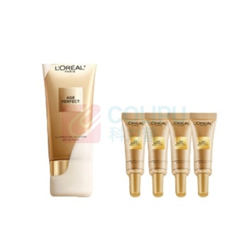 欧莱雅 L'OREAL 金致防晒霜 30ml 粉妍防晒乳 美白水润轻盈