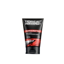 欧莱雅 L'OREAL 男士火山岩控油清痘洁面膏 100ml