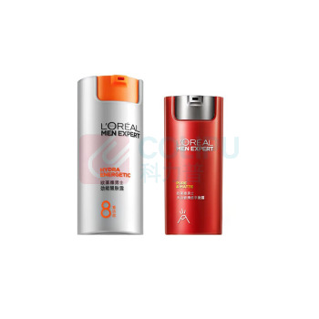 欧莱雅 L'OREAL (LOREAL)男士劲能醒肤露8重功效 50ml*2
