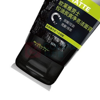 欧莱雅 L'OREAL 男士洁面膏 (控油炭爽净亮) 100ml/瓶