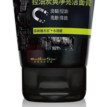 欧莱雅 L'OREAL 男士洁面膏 (控油炭爽净亮) 100ml/瓶