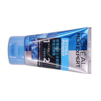 欧莱雅 L'OREAL 男士双效洁面膏 水能润泽 100ml/瓶
