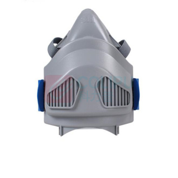 3M 面具 7772CN 硅质半面型单滤盒面具(中) 1个装 (灰色)
