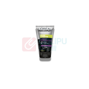 欧莱雅 L'OREAL 男士控油炭爽抗黑头洁面膏 100ml