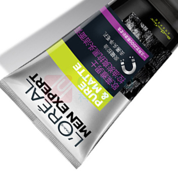 欧莱雅 L'OREAL 男士控油炭爽抗黑头洁面膏 100ml