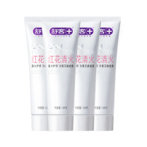 舒客 Saky 红花清口火牙膏120克*4支 薄荷香型