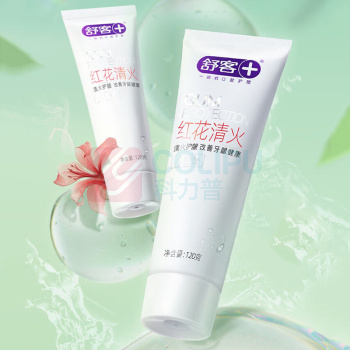 舒客 Saky 红花清口火牙膏120克*4支 薄荷香型