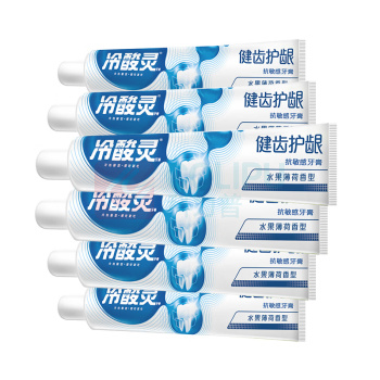 冷酸灵 健齿护龈双重抗敏感牙膏 185g*6支