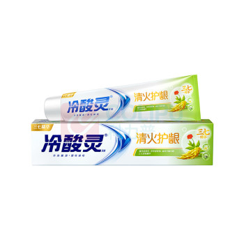 冷酸灵 牙膏清火护龈 天然草本薄荷 三七精华 120g加量50g