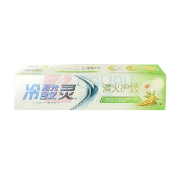 冷酸灵 牙膏清火护龈 天然草本薄荷 三七精华 120g加量50g