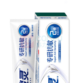 冷酸灵 牙膏 灵专研抗敏 110g/支 (白色)