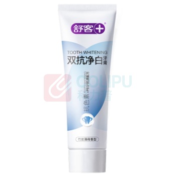 舒客 Saky 双抗净白牙膏 竹炭薄荷味 160克
