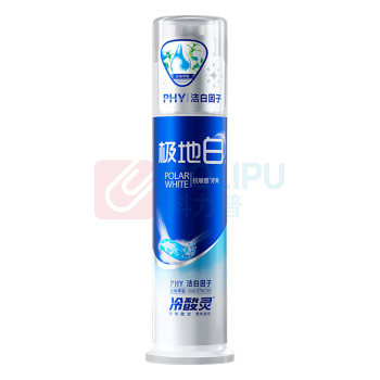 冷酸灵 极地白双重抗敏感泵式牙膏 海洋薄荷 130g/支 48支/箱