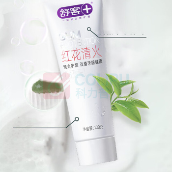 舒客 Saky 红花清火牙膏 薄荷香型 120克*4支/组