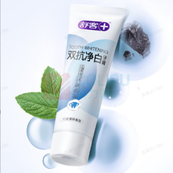 舒客 Saky 双抗净白牙膏竹炭薄荷味 160g