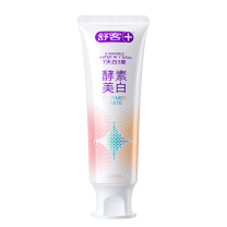 舒客 Saky 美白酵素牙膏 白桃香型 120g/支 36支/箱 新老包装随机
