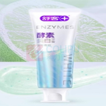 舒客 Saky 天然酵素牙膏 美白牙齿清新口气 新老包装随机发 120g*3支 鲜萃青柠