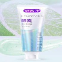 舒客 Saky 天然酵素牙膏 美白牙齿清新口气 新老包装随机发 120g*3支 鲜萃青柠