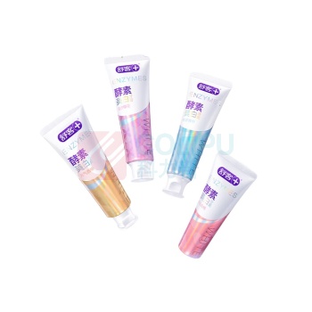 舒客 Saky 天然美白酵素牙膏鲜萃青柠 120g*3支 新旧包装随机发货