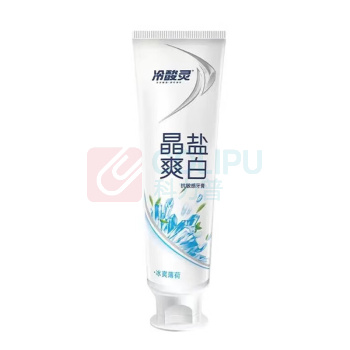 冷酸灵 双重抗敏感牙膏 晶盐爽白 130g/组