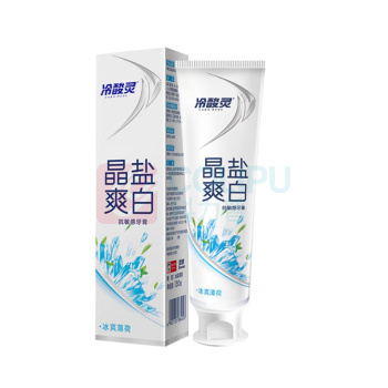 冷酸灵 双重抗敏感牙膏 晶盐爽白 130g/组