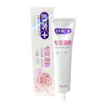 舒客 Saky 牙膏 专效清新白桃玫瑰香 190g