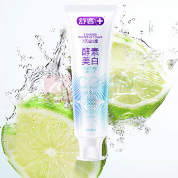 舒客 Saky 美白酵素牙膏 (樱花+白桃+青柠) 120g*3
