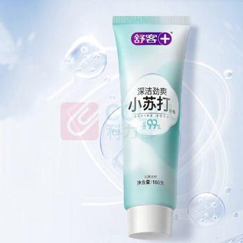 舒客 Saky 深洁劲爽小苏打牙膏 (沁爽冰柠) 160g