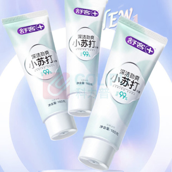 舒客 Saky 深洁劲爽小苏打牙膏 (沁爽冰柠) 160g