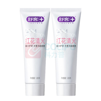 舒客 Saky Saky Saky 红花清火牙膏 120g*2
