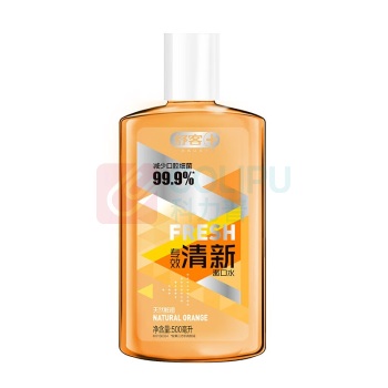 舒客 Saky 专效清新漱口水 500ml 天然鲜橙