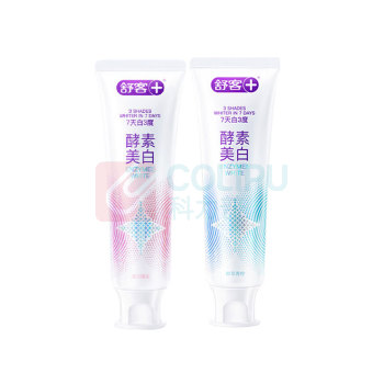 舒客 Saky 天然酵素牙膏 120g*2支 (樱花+青柠) 新老包装随机发