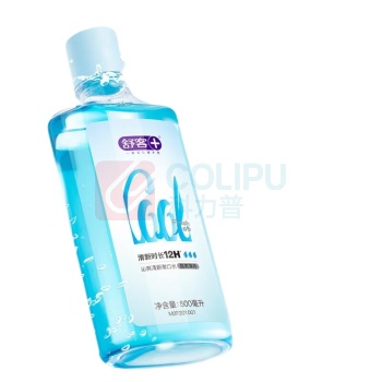 舒客 Saky 专研抑菌漱口水 500ML (天然鲜橙+清凉薄荷)*2瓶 (不同包装随机)
