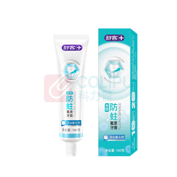 舒客 Saky 专效防蛀氟素牙膏 防蛀固齿清新口气 140g 薄荷味新旧随机发